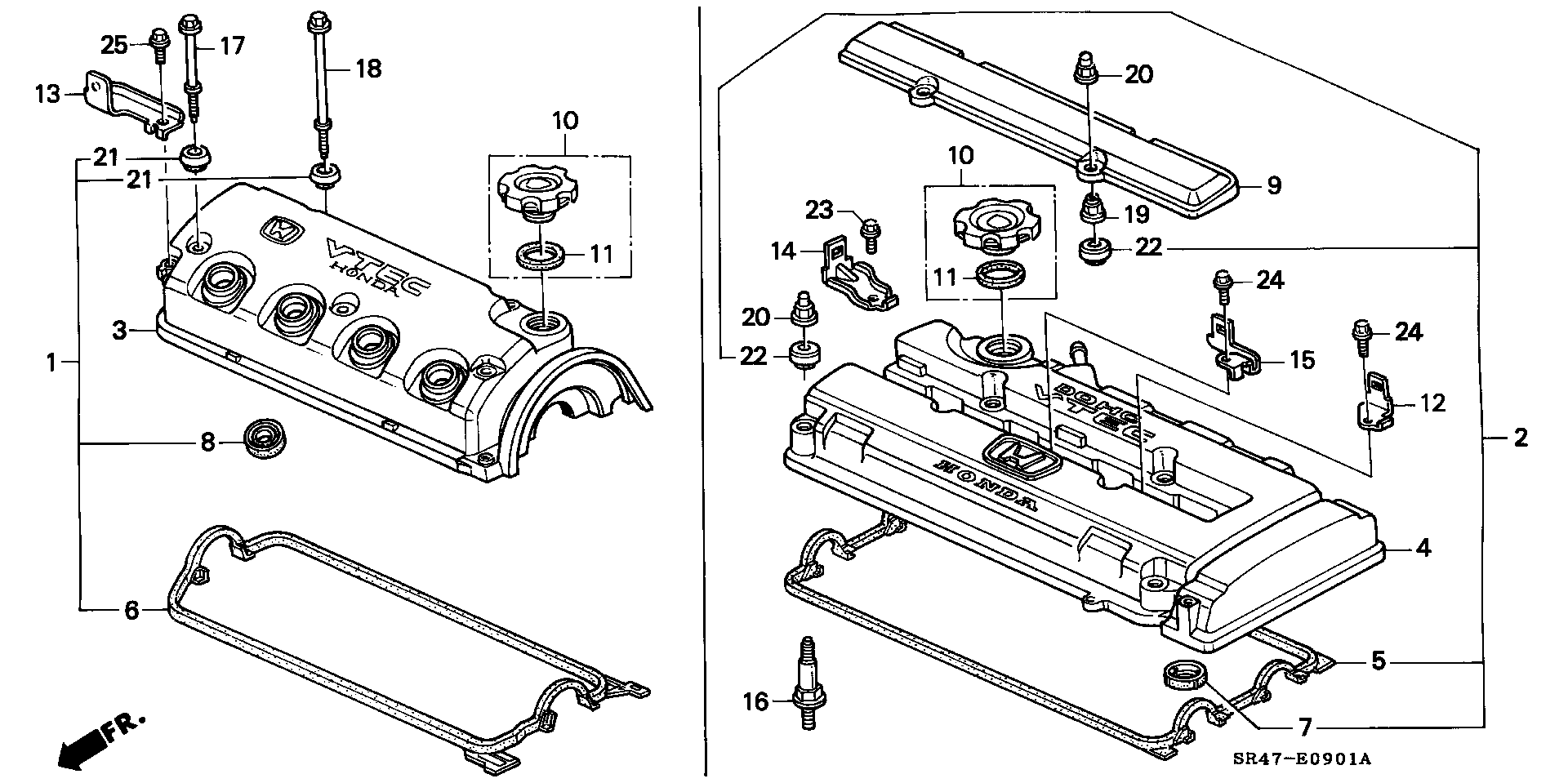 NISSAN 12341P08000 - Прокладка, крышка головки цилиндра unicars.by