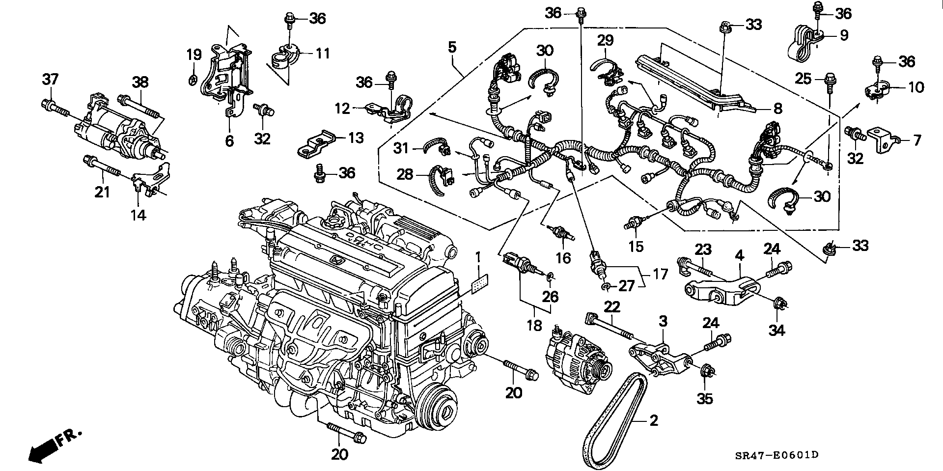 NISSAN 31110PR4A05 - Поликлиновой ремень unicars.by