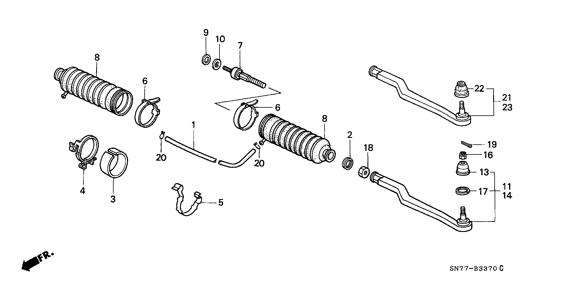 Rover 53560SM4003 - Наконечник рулевой тяги, шарнир unicars.by