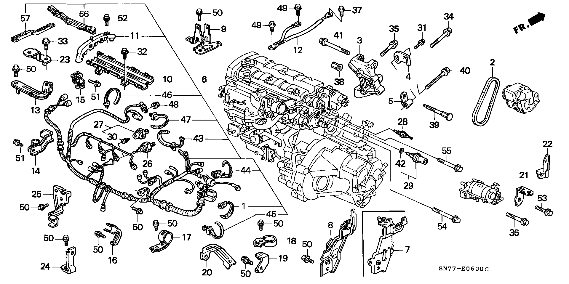 Rover 31110-P44-G03 - Поликлиновой ремень unicars.by