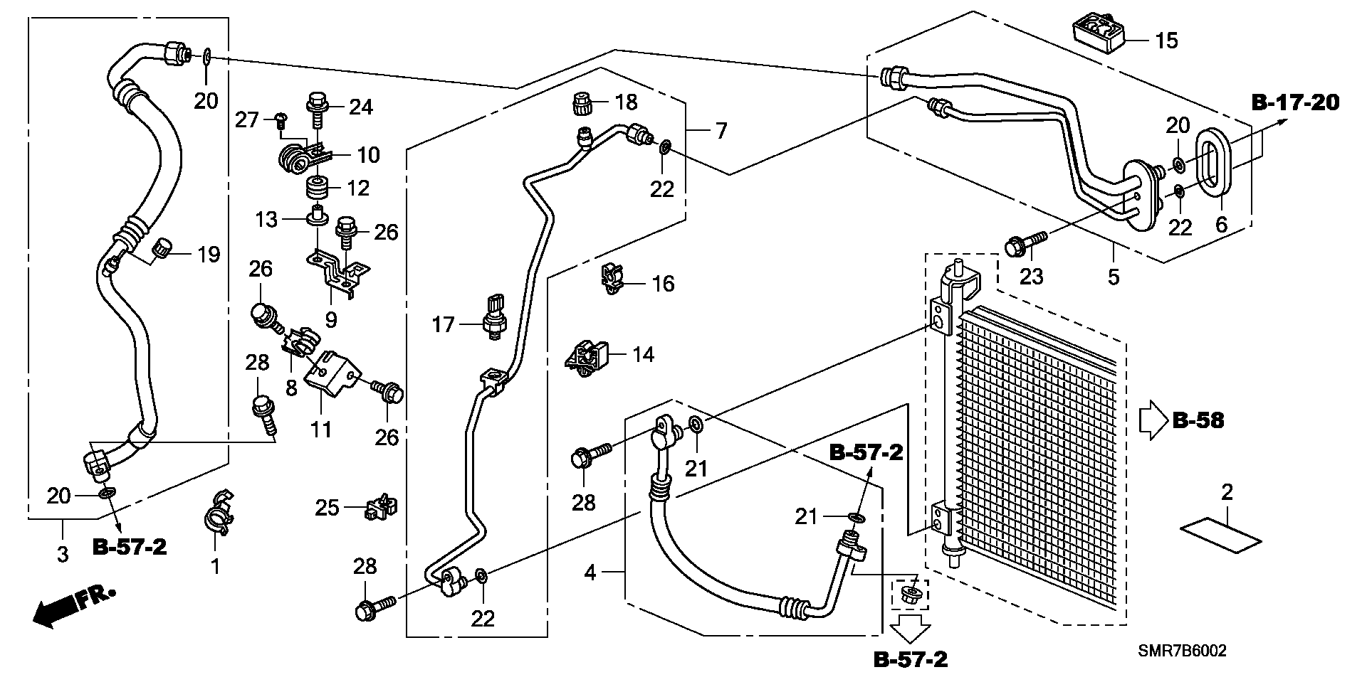 Honda 80 871-ST7-000 - Комплект уплотнительных колец unicars.by