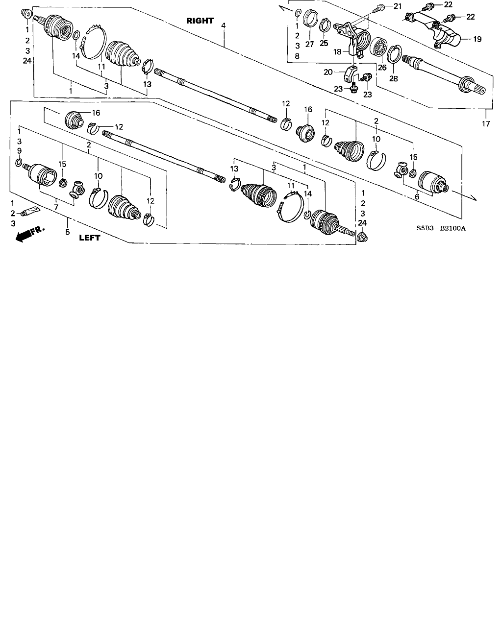 Honda 90305-692-010 - Комплект подшипника ступицы колеса unicars.by