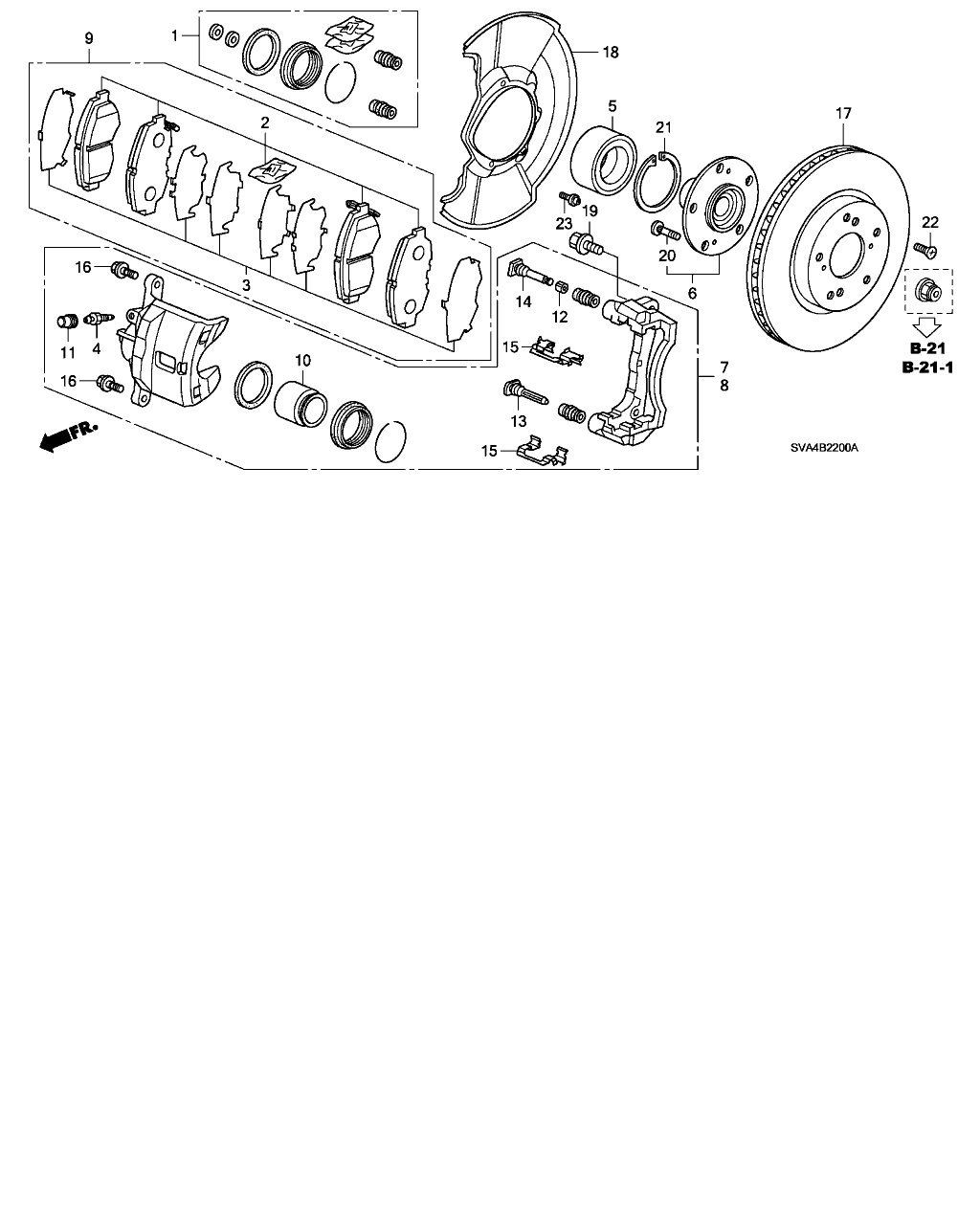 Honda 90681-SNA-000 - Комплект подшипника ступицы колеса unicars.by