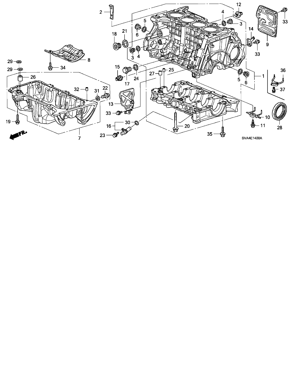 Honda 91214-RTA-004 - Уплотняющее кольцо, коленчатый вал unicars.by