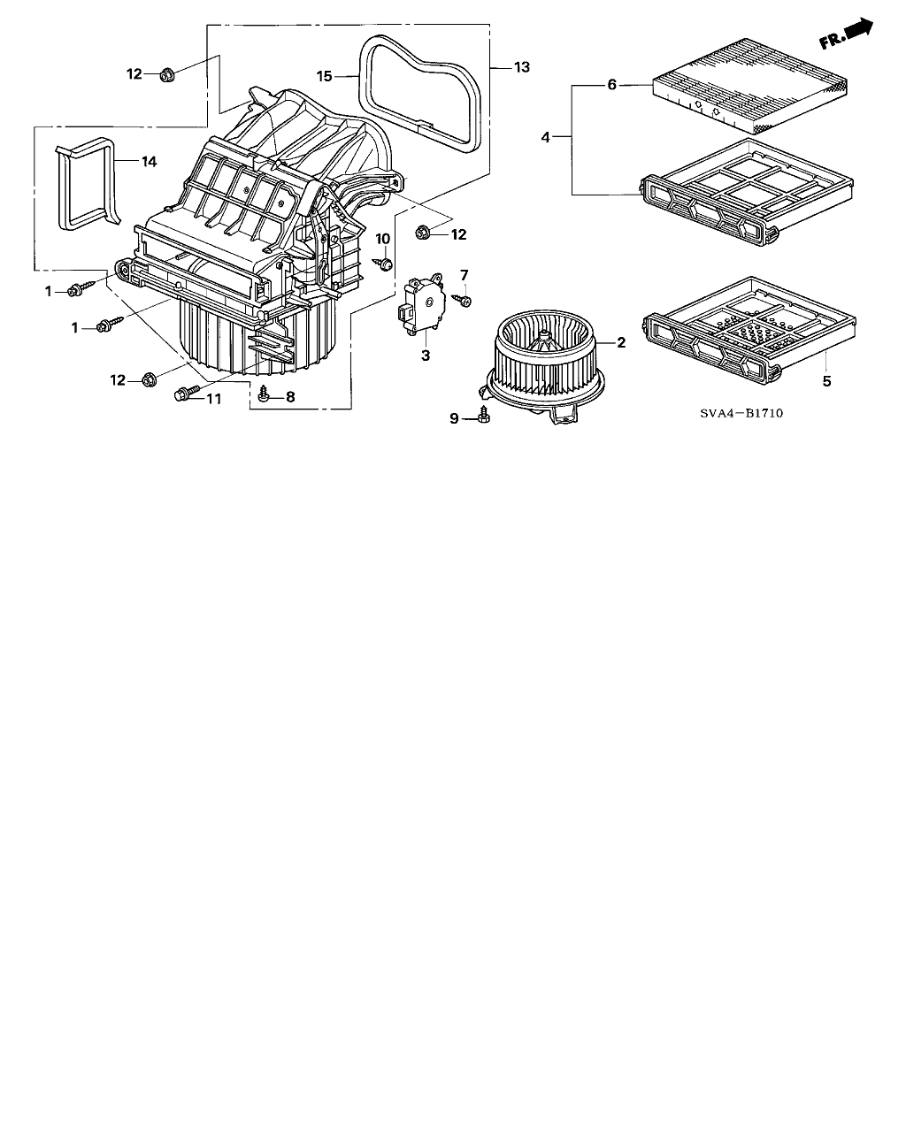 Honda 80290-SEC-A01 - Фильтр воздуха в салоне unicars.by