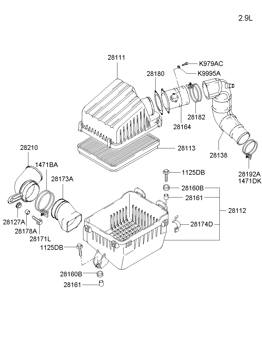 KIA 1471101006B - Лампа накаливания, фара дневного освещения unicars.by