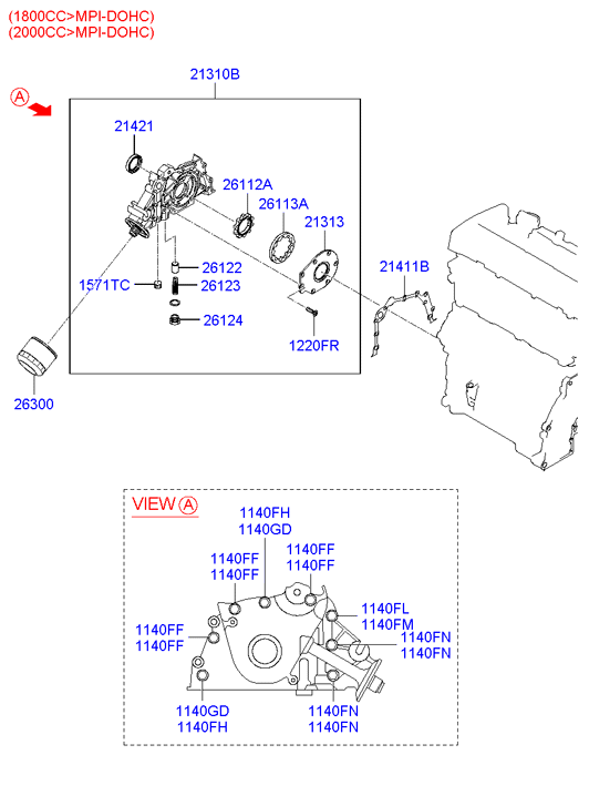 KIA (DYK) 26300-35502 - Масляный фильтр unicars.by