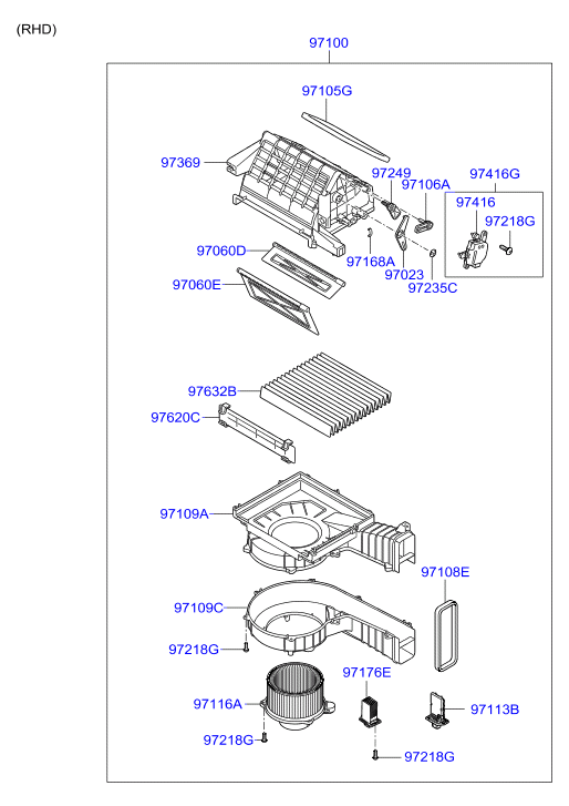 Hyundai 97133-2B010 - Фильтр воздуха в салоне unicars.by