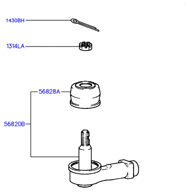 Dodge 5682037010 - Наконечник рулевой тяги, шарнир unicars.by