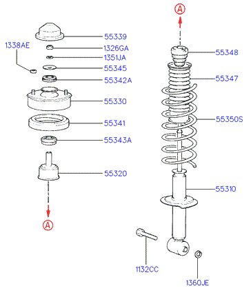 Hyundai 55310-34220 - Амортизатор unicars.by