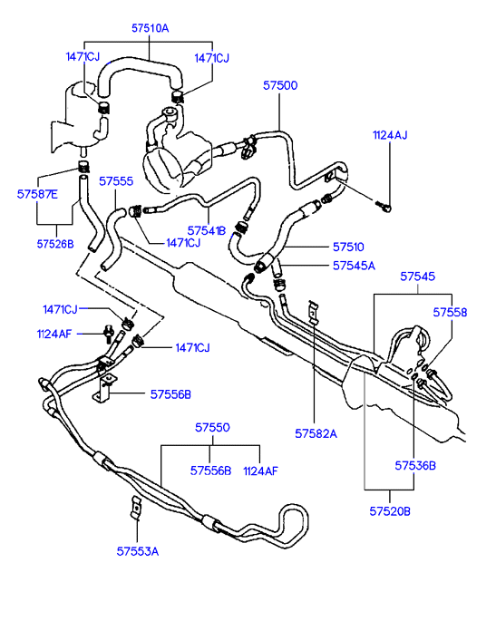 Hyundai 5758734900 - Гайка unicars.by