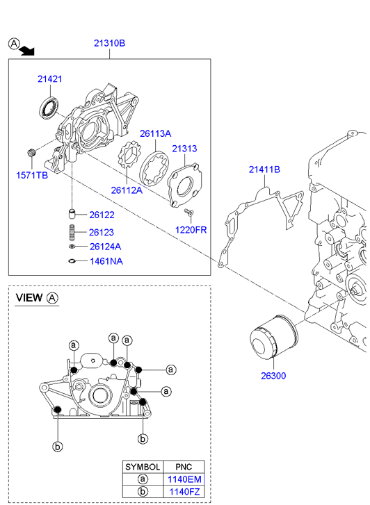 KIA 2630002750 - Масляный фильтр unicars.by