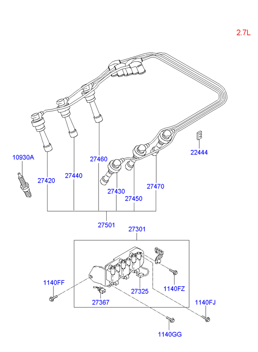 Hyundai 18814-11051 - Свеча зажигания unicars.by