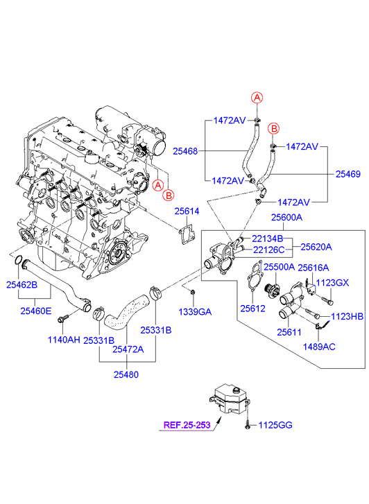 KIA 2561226870 - Уплотнительное кольцо, стержень клапана unicars.by