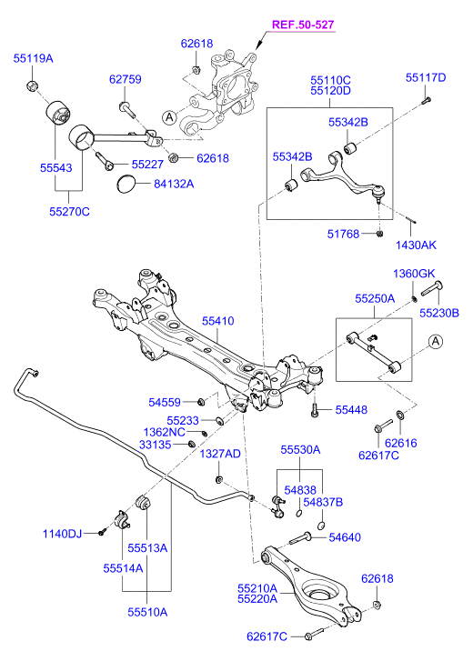 HONDA (GAC) 55530-3K000 - Link assy - rear stabilizer unicars.by