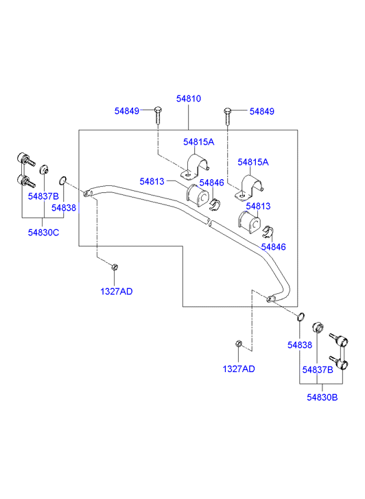 Buessing 54830-25020 - Тяга / стойка, стабилизатор unicars.by