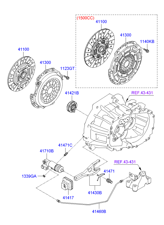 Buessing 41300-23030 - Комплект сцепления unicars.by