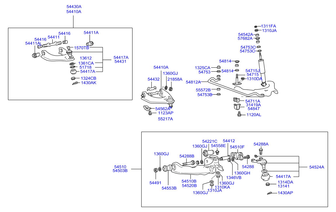 Hyundai HB212004 - Рычаг подвески колеса unicars.by