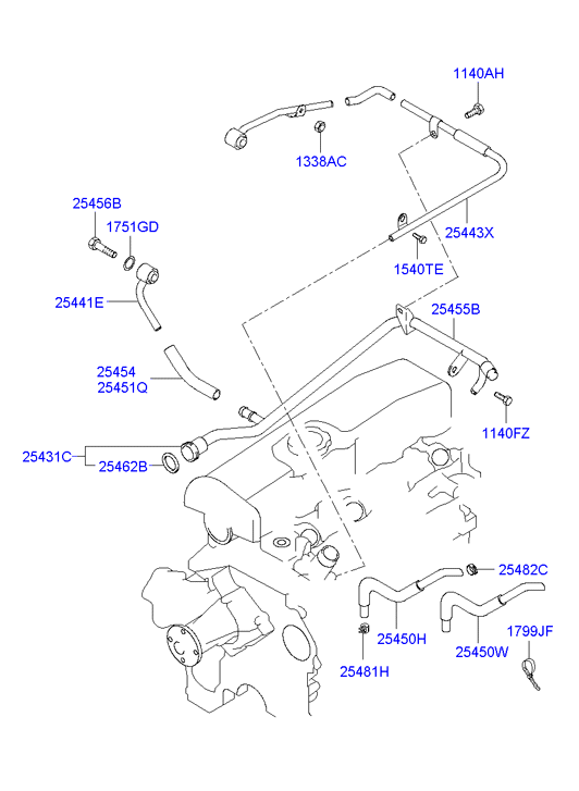 Hyundai 2548142500 - Лампа накаливания, фара дневного освещения unicars.by