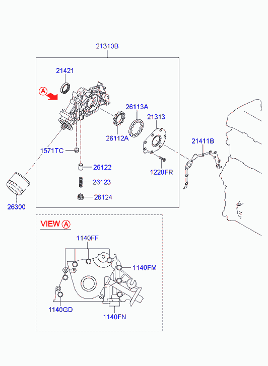 Hyundai 2630035503 - Масляный фильтр unicars.by