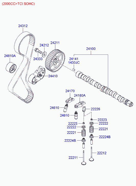 KIA 24312 37500 - Зубчатый ремень ГРМ unicars.by