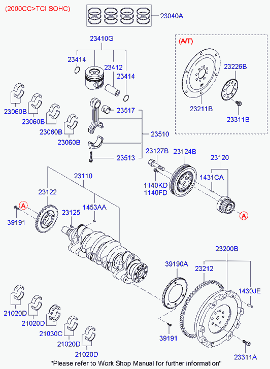 Hyundai 2311037300 - Водяной насос unicars.by