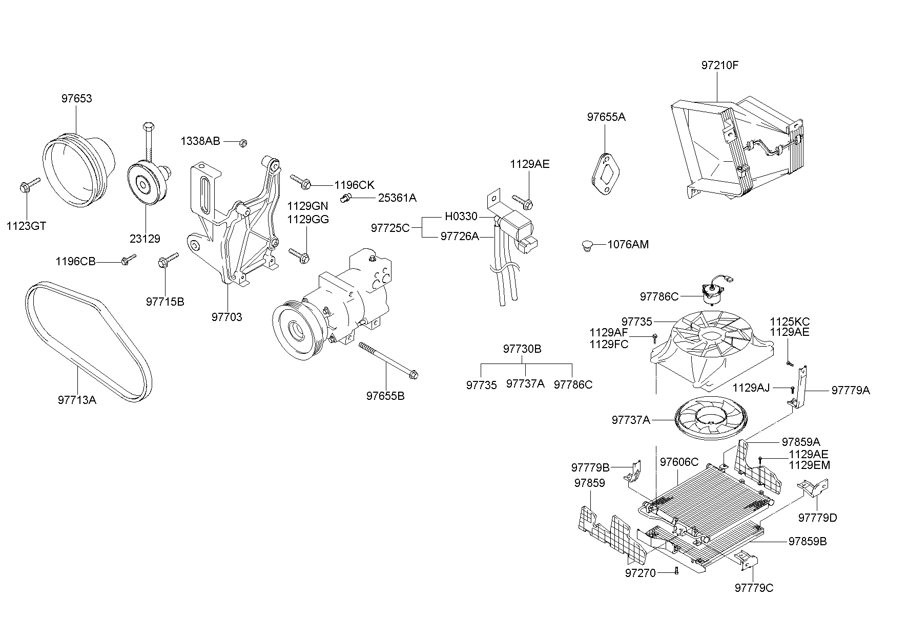 TOYOTA 977134A010 - Поликлиновой ремень unicars.by