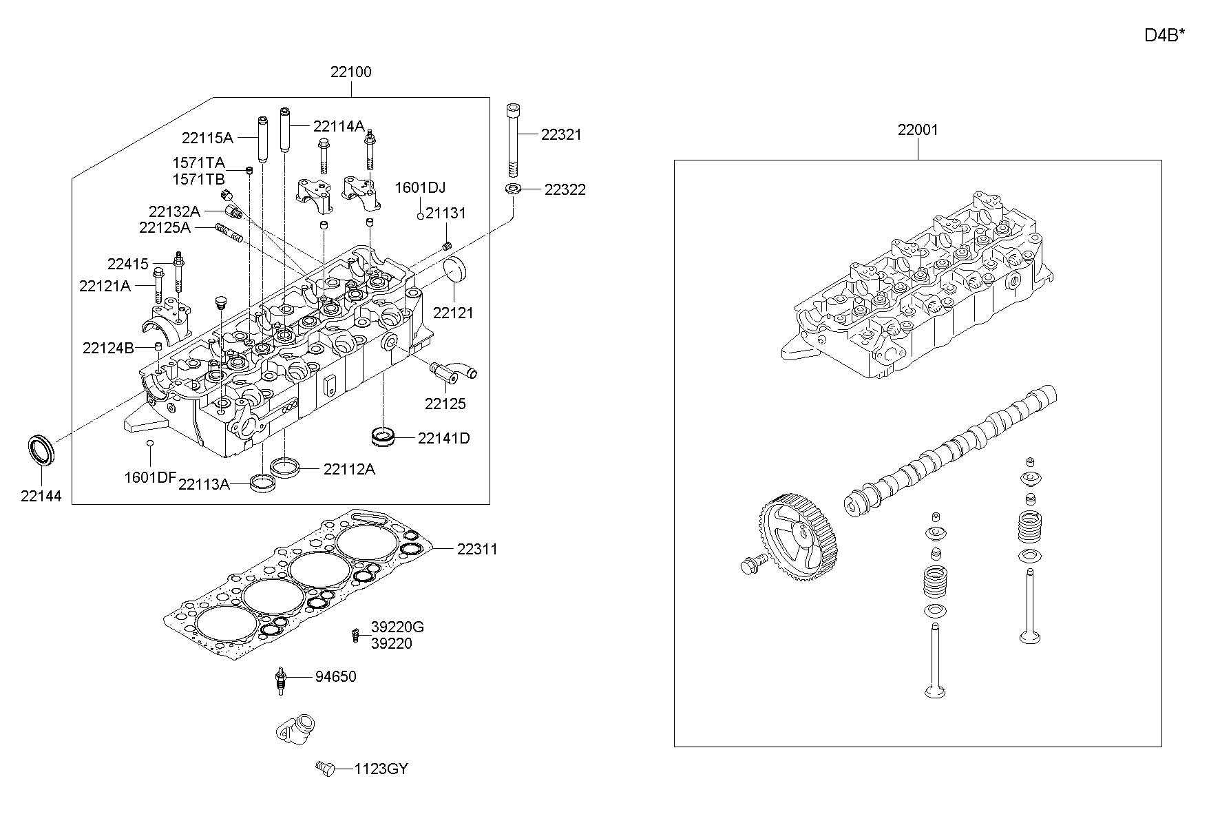 Hyundai 22144-35000 - Уплотняющее кольцо, распредвал unicars.by