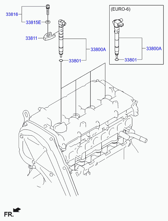 Hyundai 33813 4A100 - Gasket - injector unicars.by