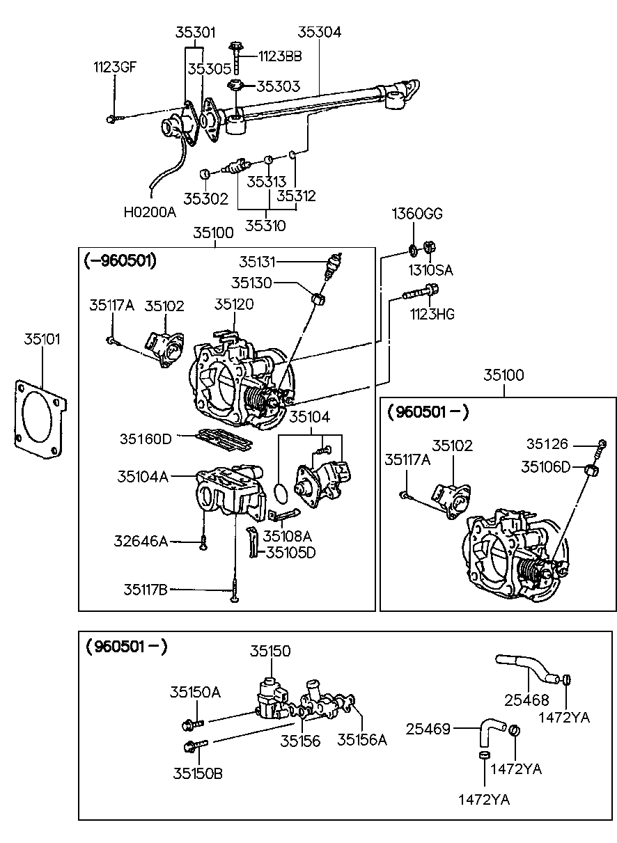 KIA 3530232800 - Прокладка, термостат unicars.by