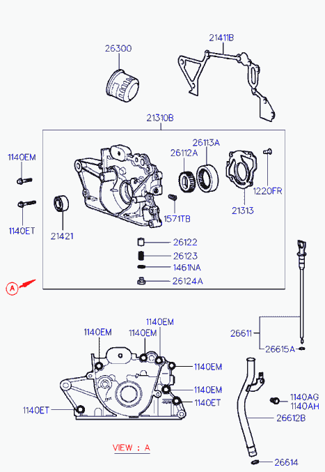 Hyundai 26300-02500 - Масляный фильтр unicars.by