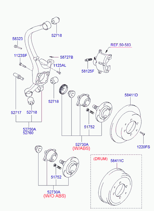 Hyundai 58411-38310 - Тормозной диск unicars.by