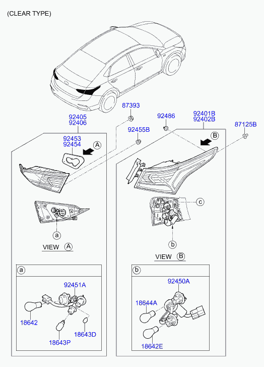 Hyundai 1864221008L - Лампа, противотуманные . задние фонари unicars.by