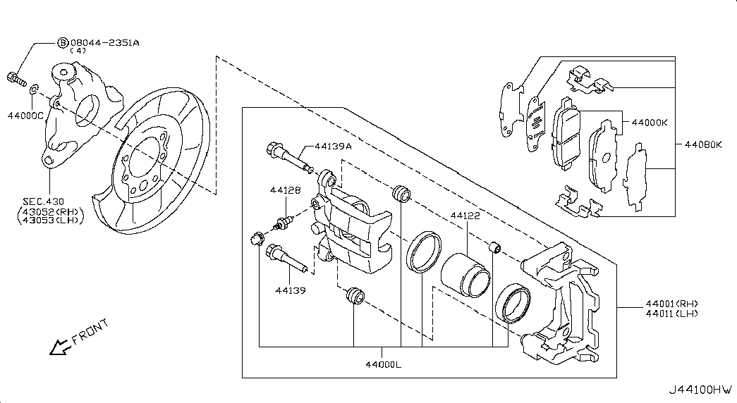 RENAULT D4060EG50C - Тормозные колодки, дисковые, комплект unicars.by