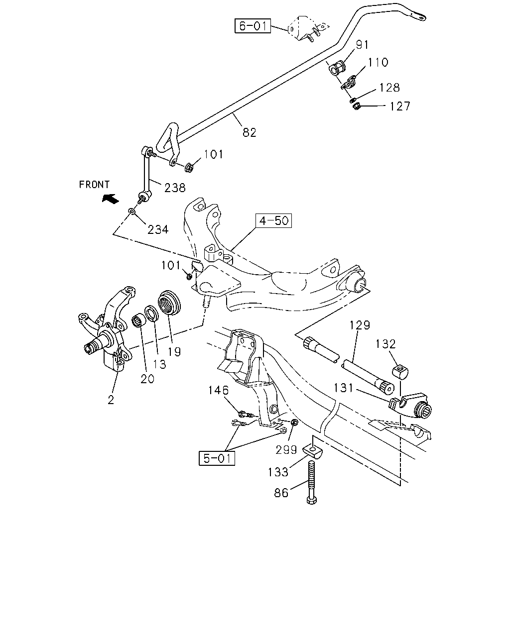 Subaru 8-97018-228-2 - Тяга / стойка, стабилизатор unicars.by