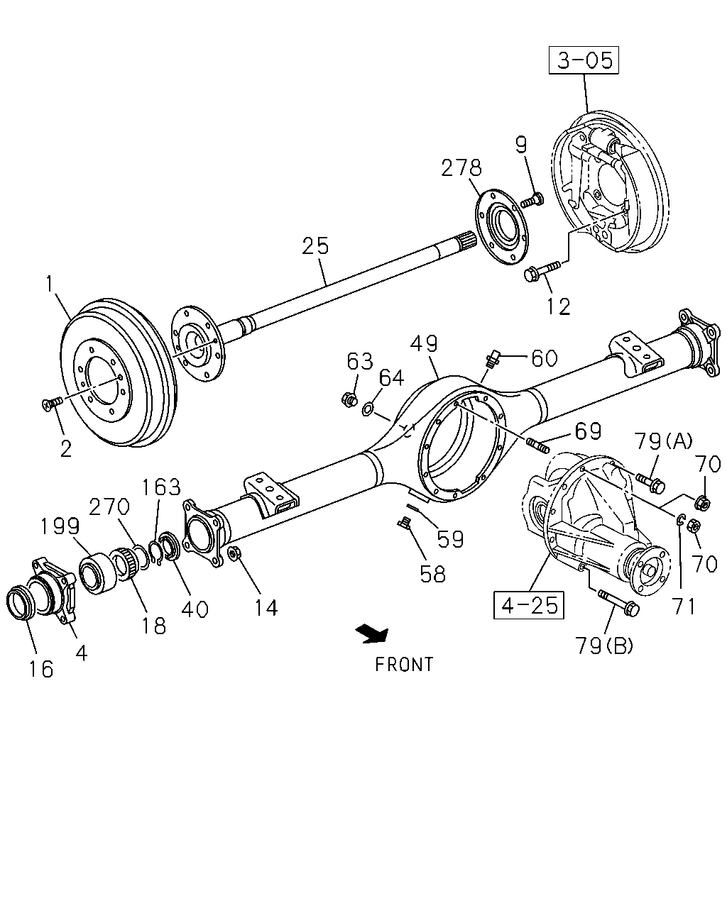 Subaru 8-97216-797-2 - Комплект подшипника ступицы колеса unicars.by