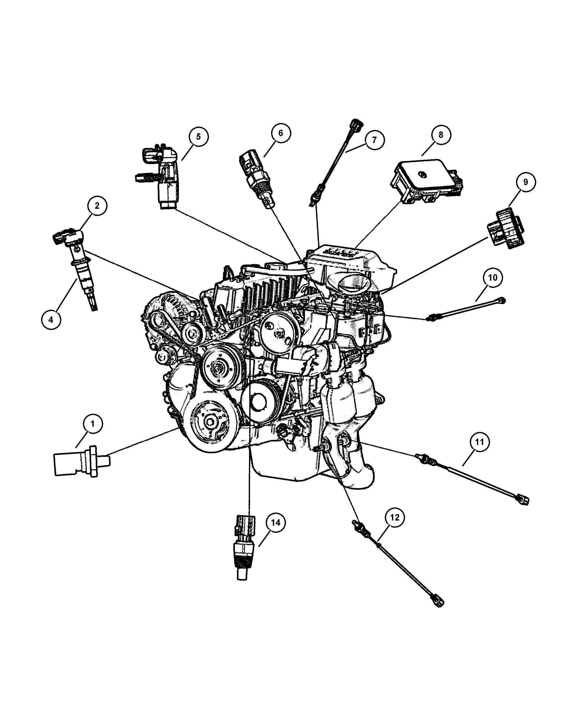 JEEP VIASA 56041 848AA - Лямбда-зонд, датчик кислорода unicars.by