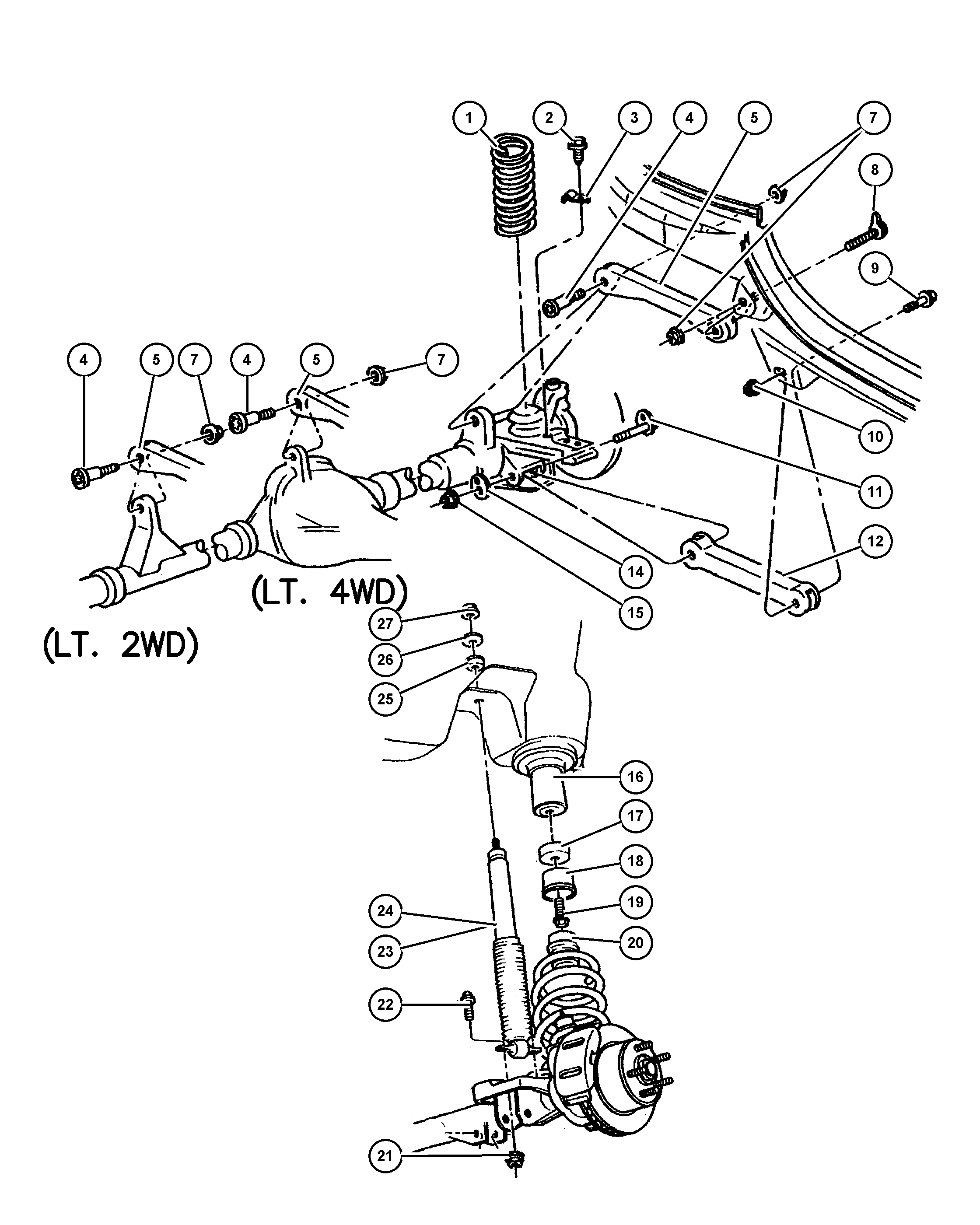 Dodge 5208 8490 - SHOCK ABSORBER SUSPENSION FRONT, [SDJ] unicars.by