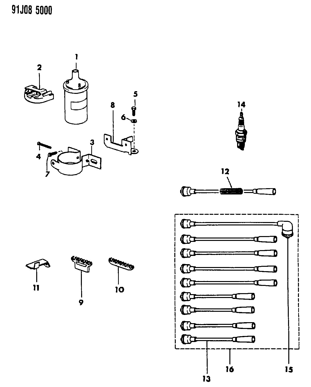 Chrysler 521 3693 - Свеча зажигания unicars.by