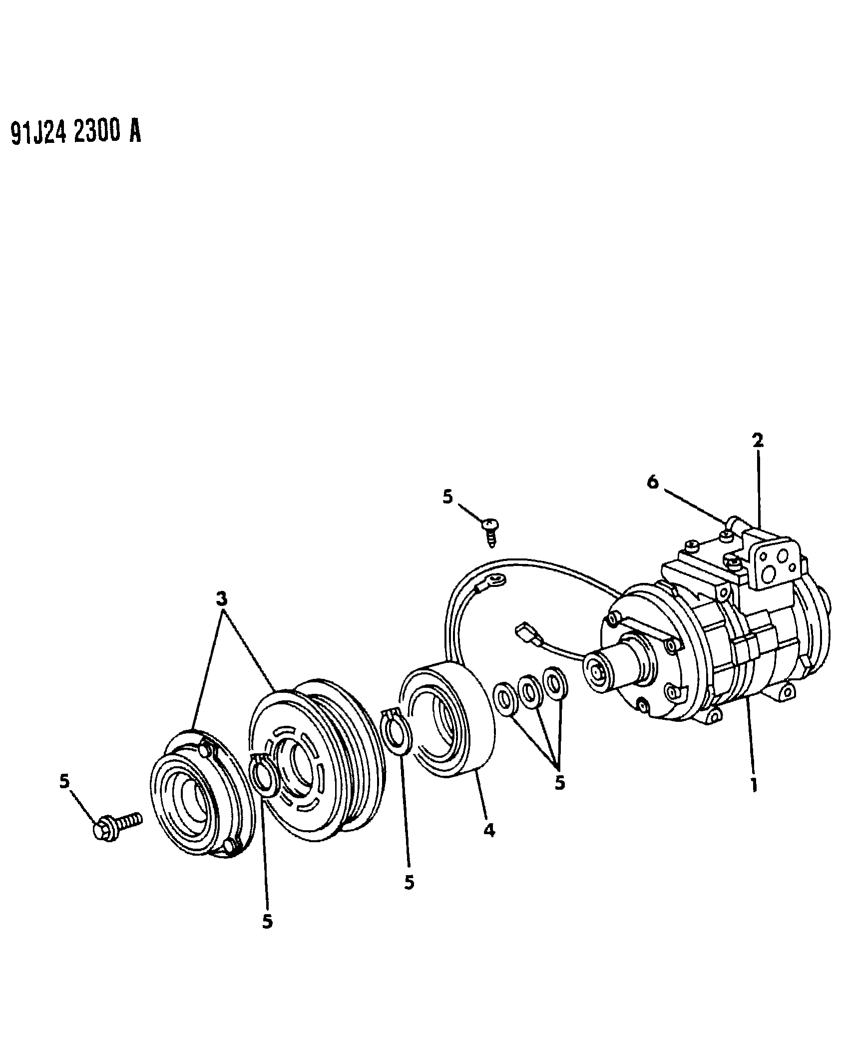 Jeep 472 0833 - Компрессор кондиционера unicars.by