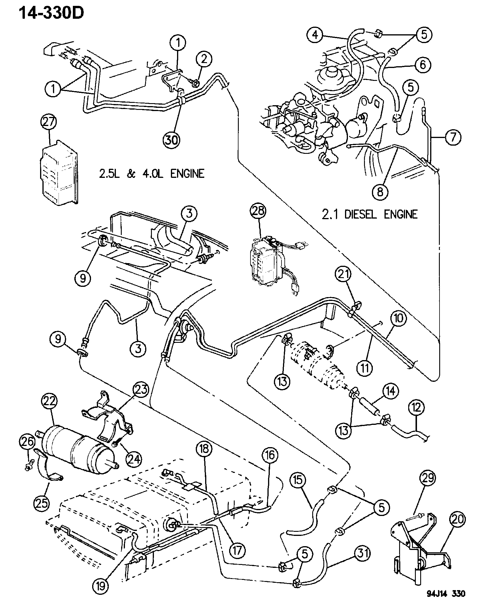 Chrysler 8350 1902 - Топливный фильтр unicars.by