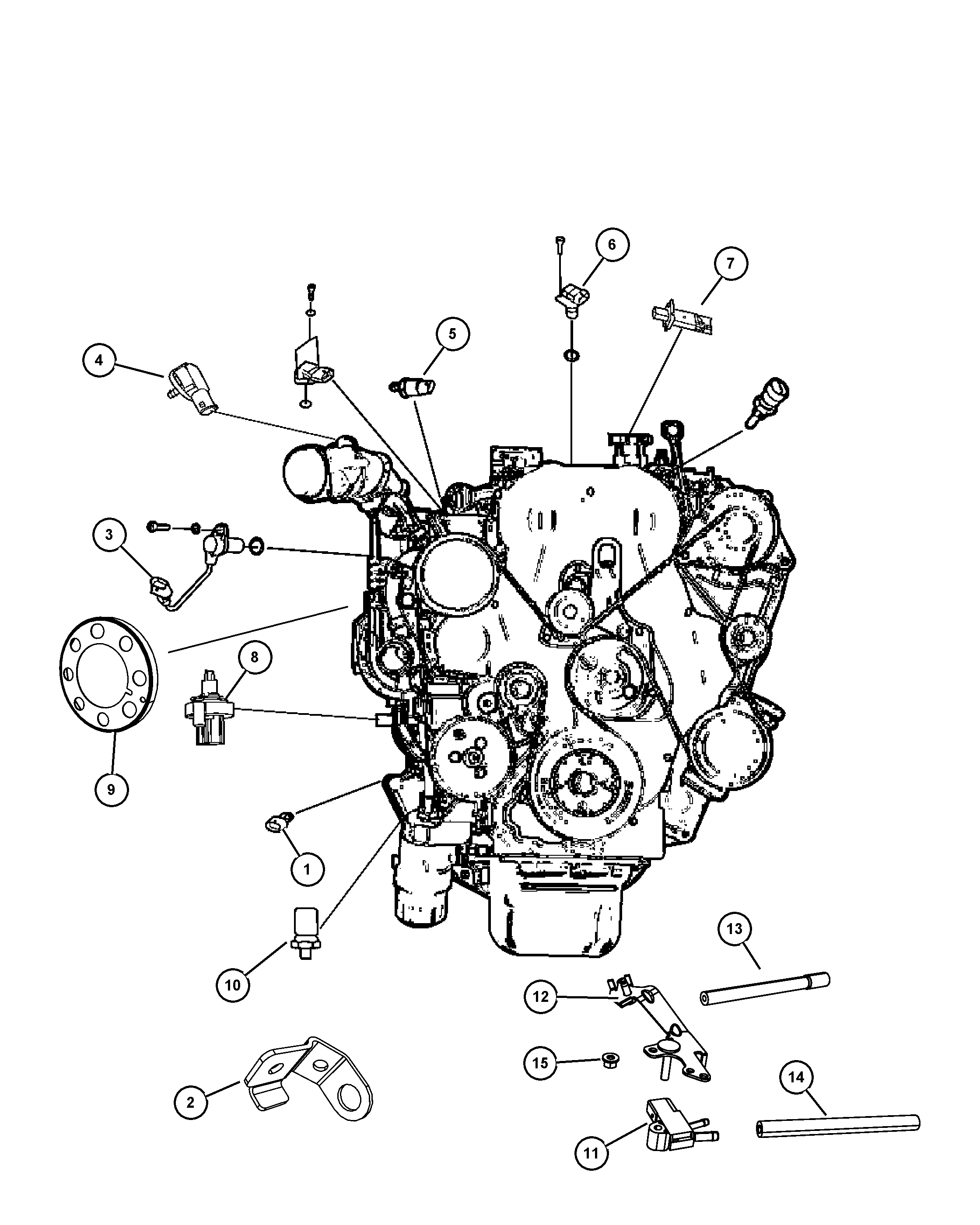 Chrysler 68078 181AA - Датчик, давление выхлопных газов unicars.by