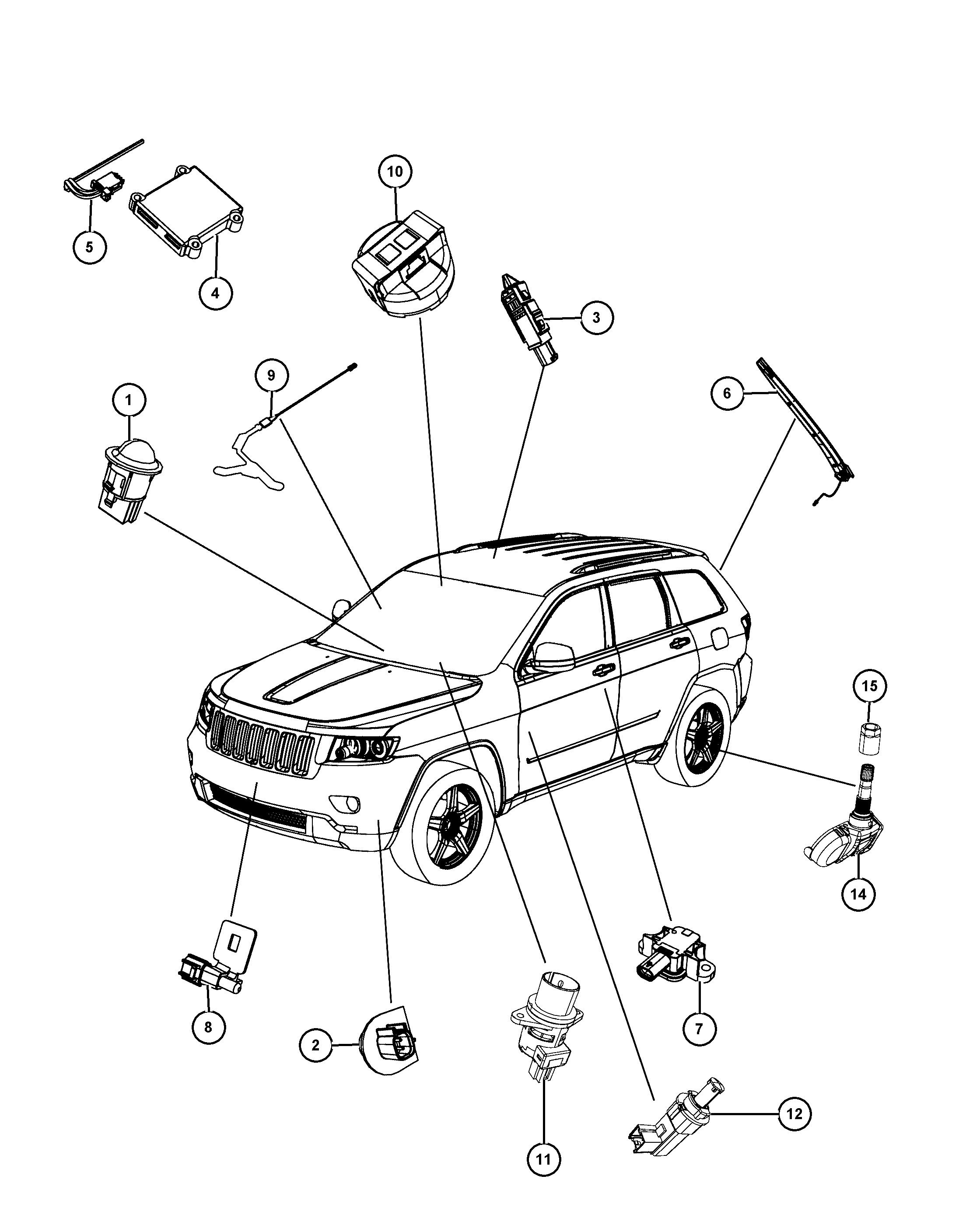 Chrysler 56029 400AE - Датчик давления в шинах unicars.by