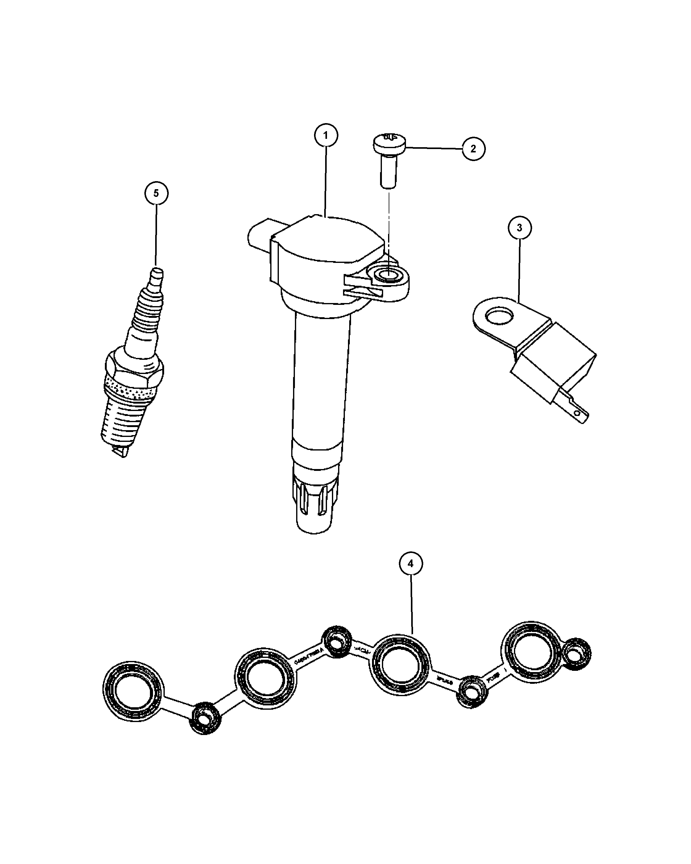 Dodge SP00Z FR5AP - Свеча зажигания unicars.by