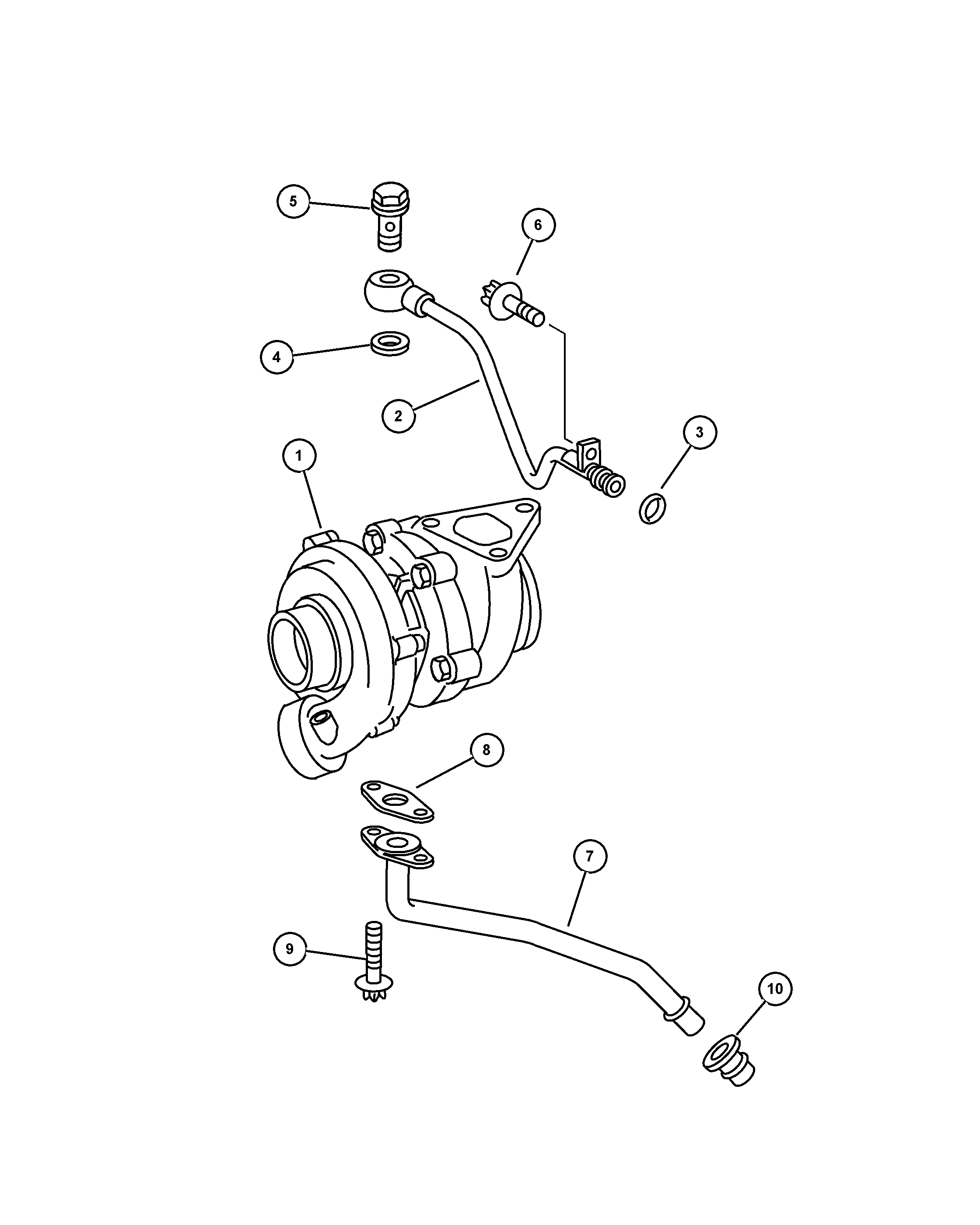 Chrysler 5080 308AA - Турбина, компрессор unicars.by