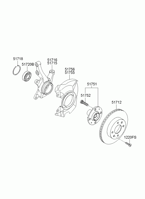 Hyundai 51712-07500 - Тормозной диск unicars.by