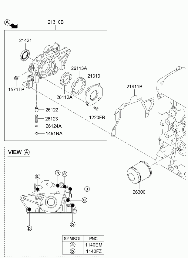 KIA 26300-02501 - Масляный фильтр unicars.by