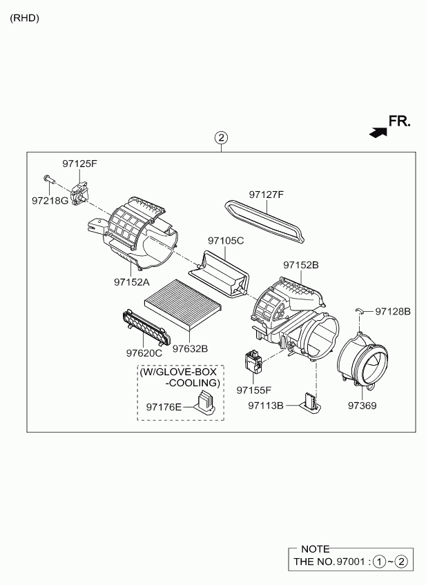 Hyundai 97133B2000 - Фильтр воздуха в салоне unicars.by