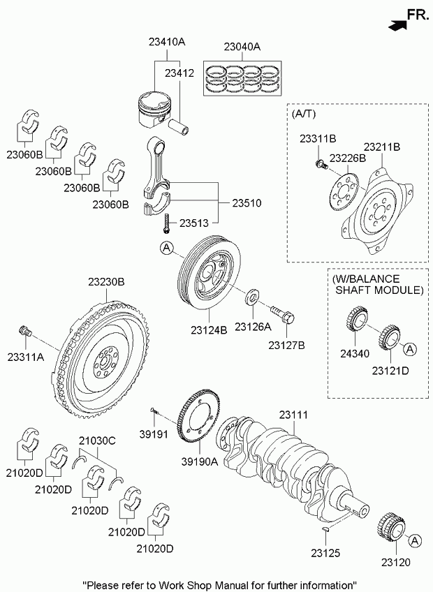 Hyundai 23200-25210 - Маховик unicars.by