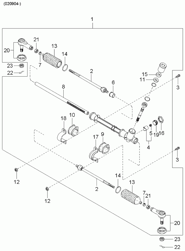 Buessing MDX50 32125A - Пыльник, рулевое управление unicars.by